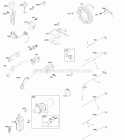 Alternator Armature Electrical System Ignition Spark Plug Diagram and Parts List for 25T232-0009-G1  Briggs and Stratton Engine